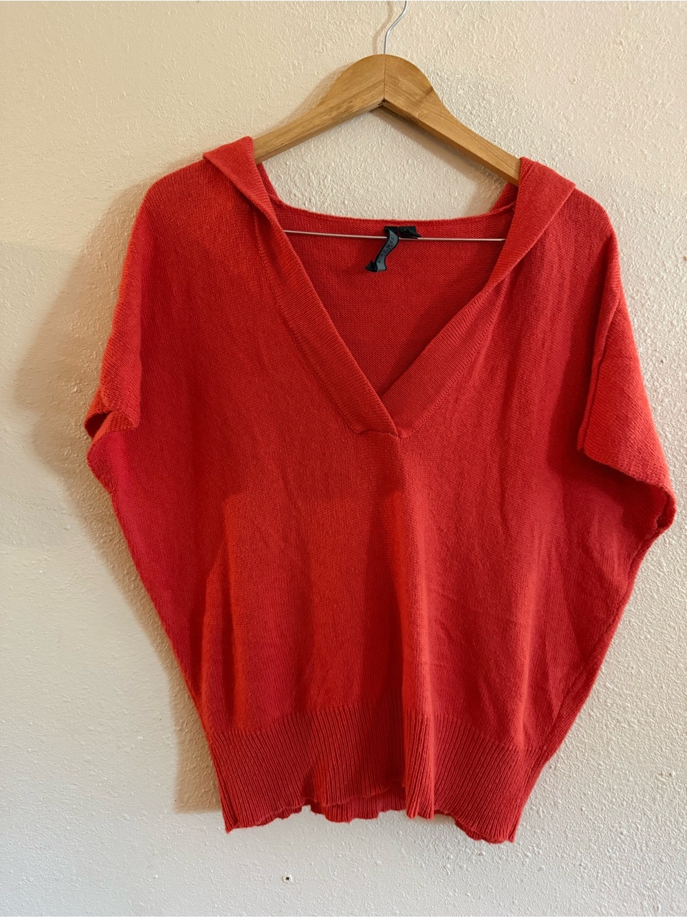 Nine West women’s pumpkin orange hooded sweater size XL